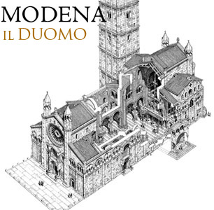 Il Duomo di Modena - sezione