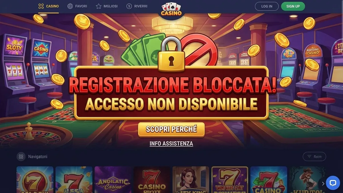 Registrati con bonus