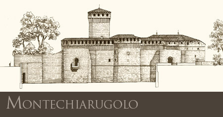 Il castello di Montechiarugolo - prospetto da sud