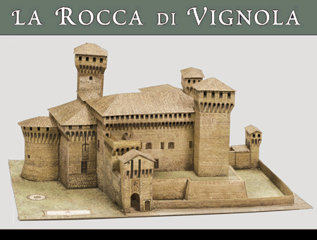 La Rocca di Vignola - Modello in cartoncino